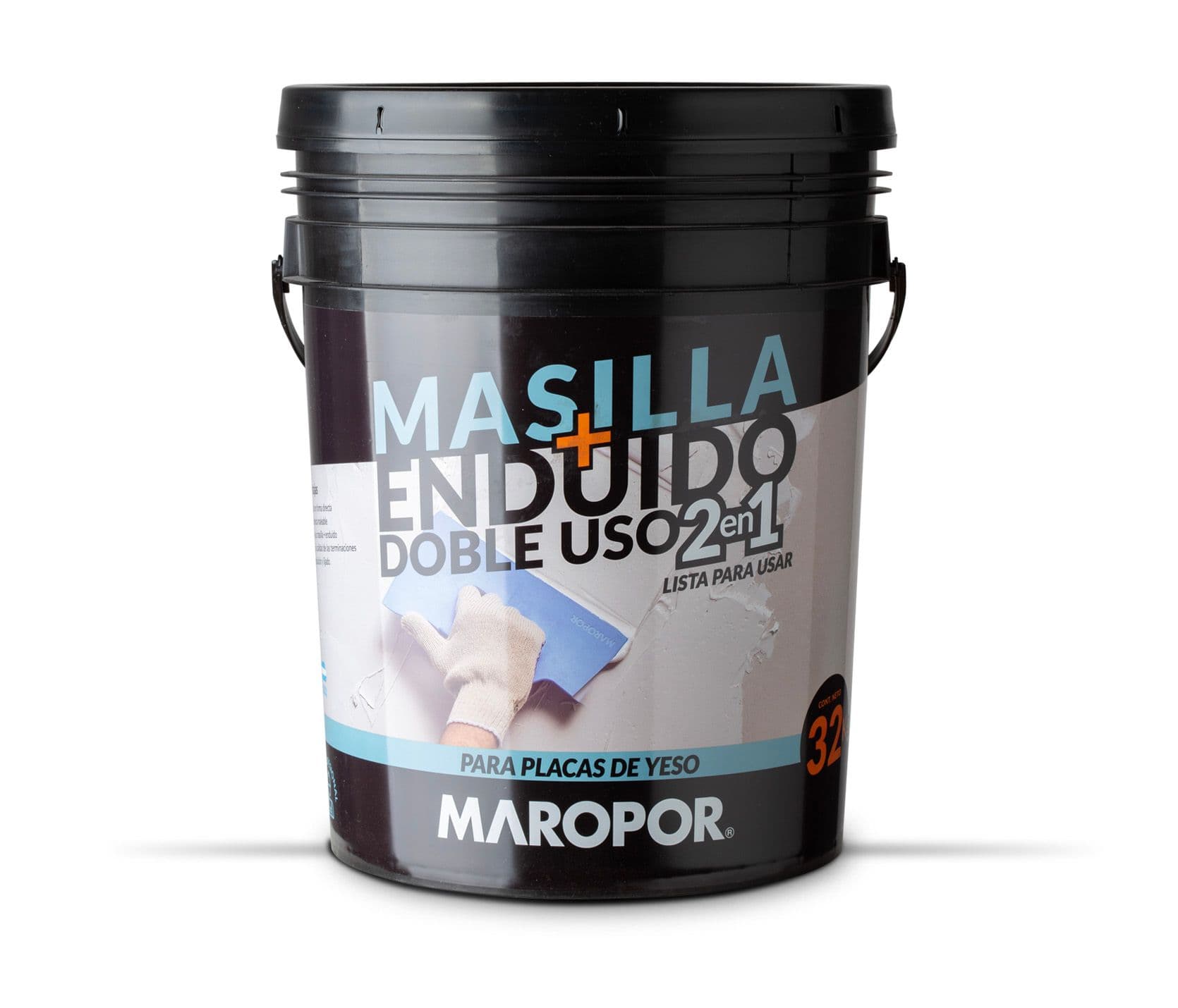 Masilla Duo - Balde 32Kg.